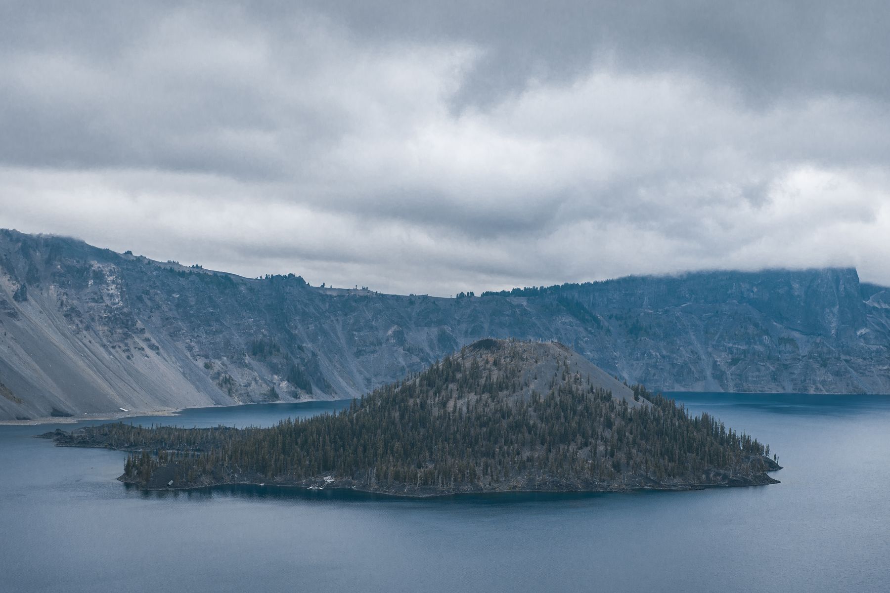 Wizard Island in Crater Lake